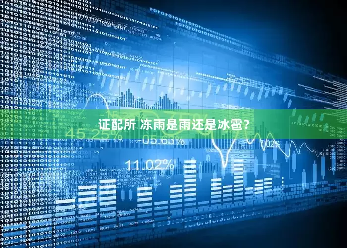 证配所 冻雨是雨还是冰雹？